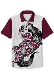 Brave Snake Crocodile Fight Shirt