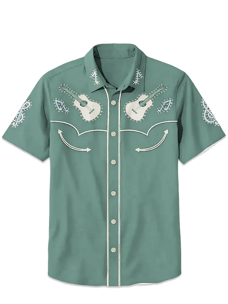 Country And Western Guitar Shirt