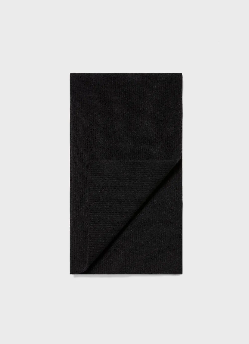 Daily Cashmere Ribbed Scarf