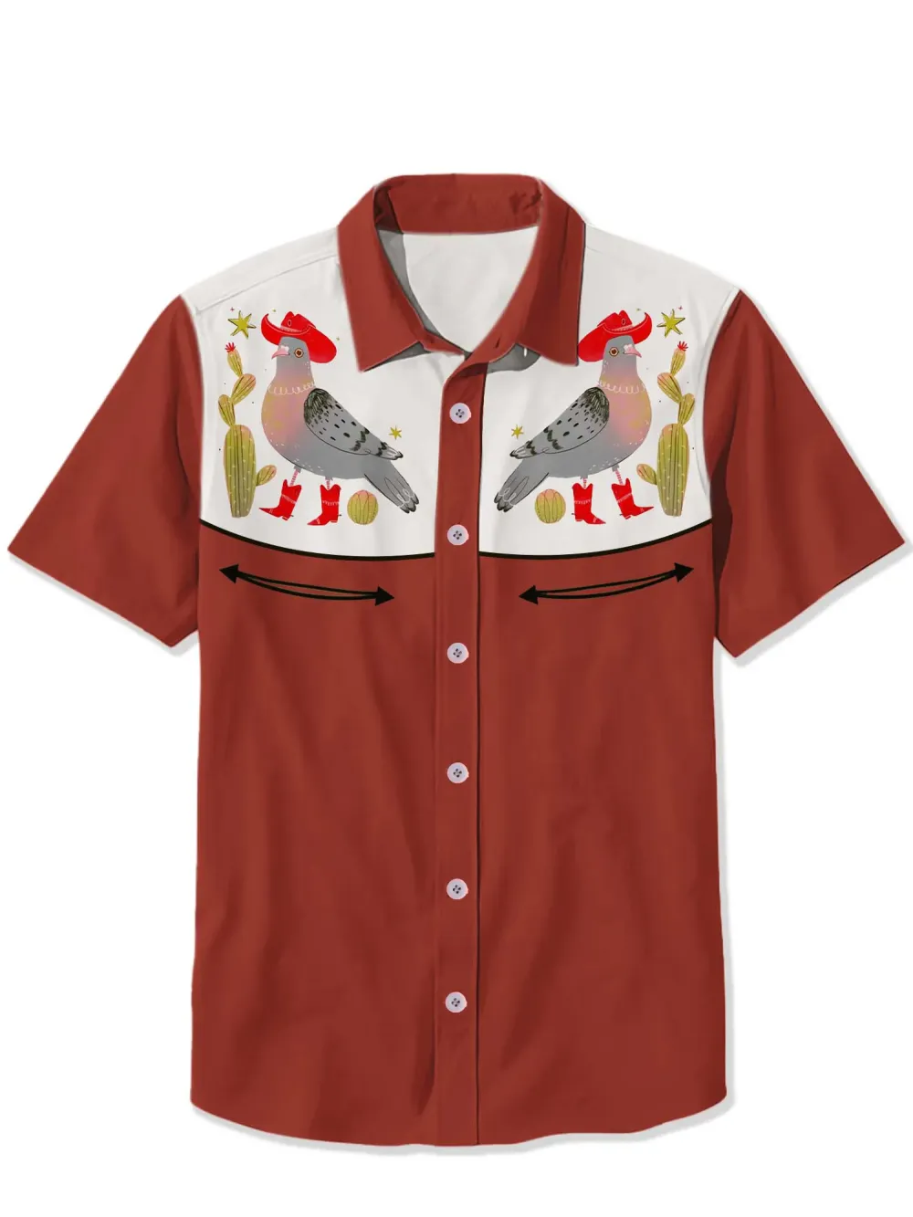 Western Pigeon Cowboy Shirt