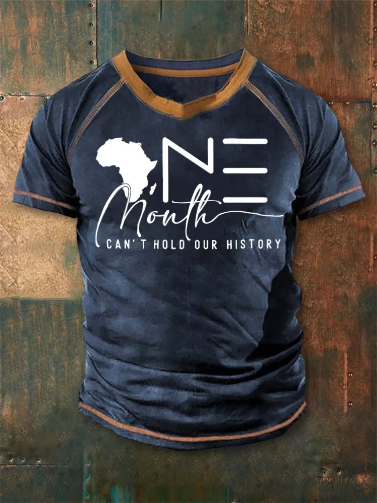 Men'S The Month Can't Hold Our History Round-Neck T-Shirt