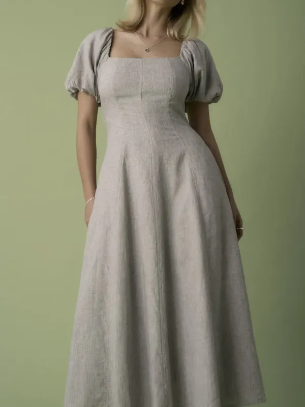 Puff Sleeve Dress