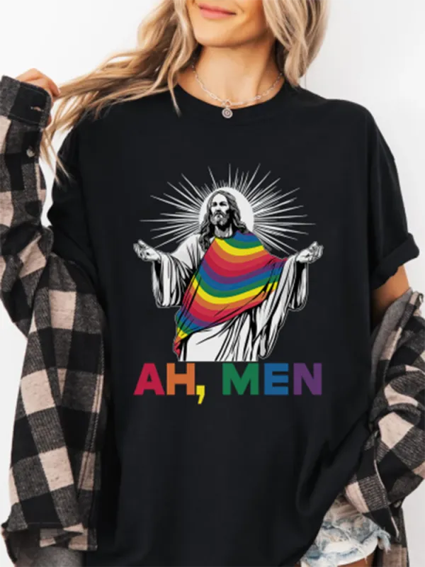 Ah, Men LGBTQ Pride T-Shirt