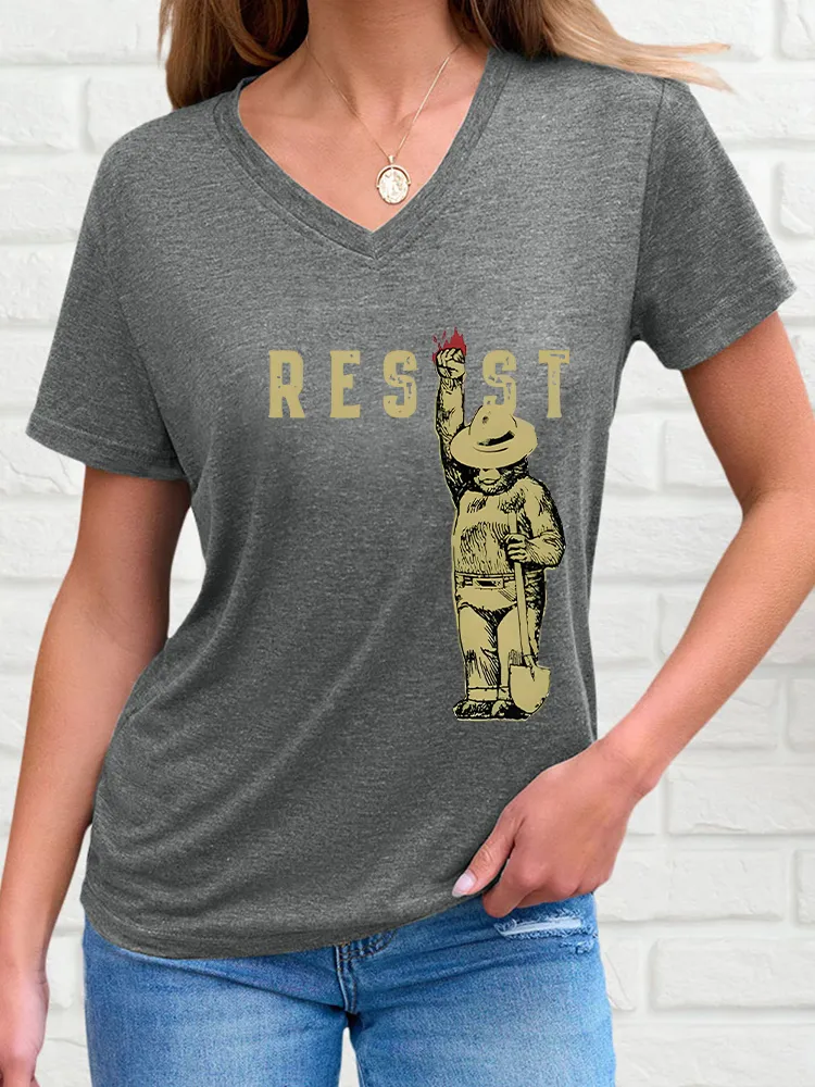 Women'S Resist V-Neck Short-Sleeved T-Shirt