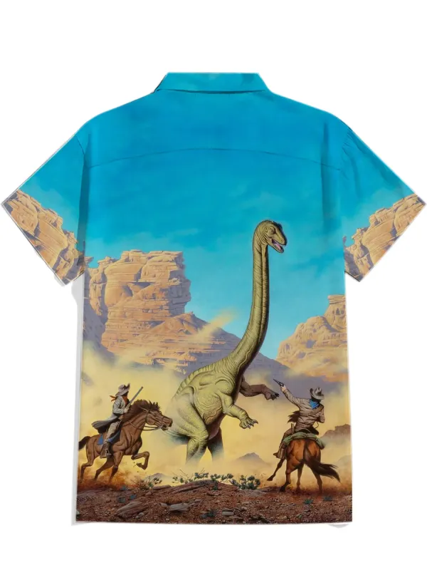 Dinosaurs And Western Warriors Shirt