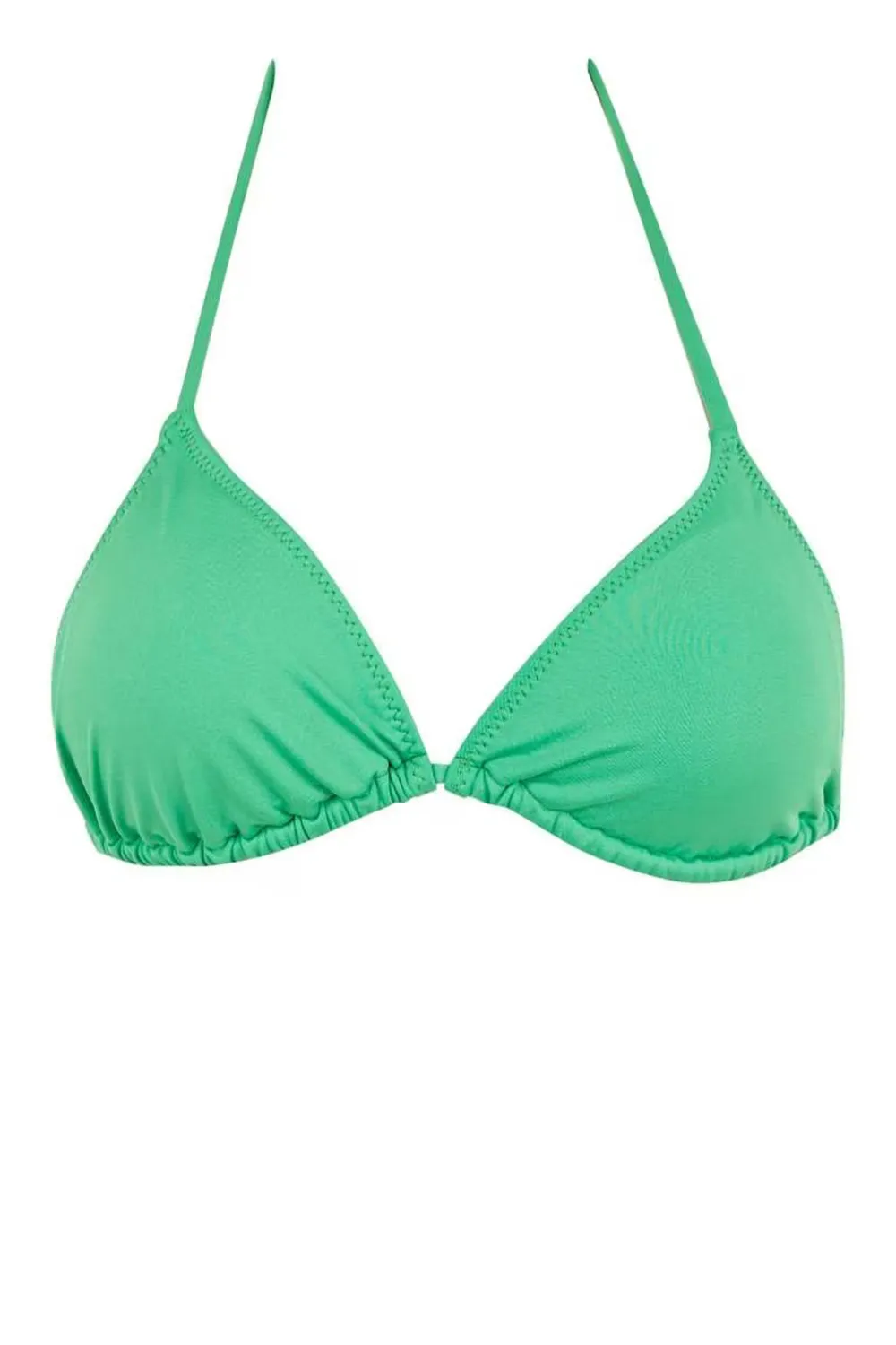 Graceful Solid Halter Swimsuit