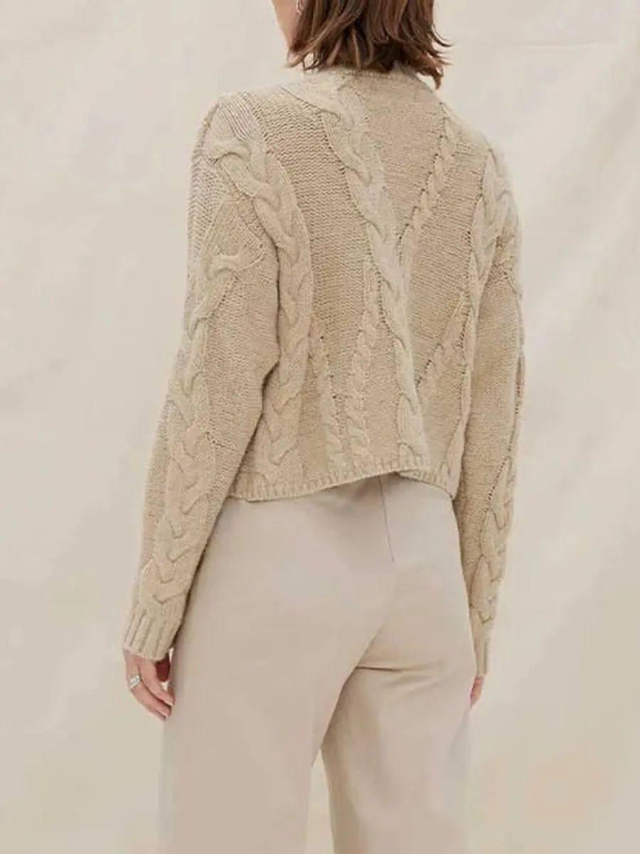 Chunky Linked Cable Knit Sweater
