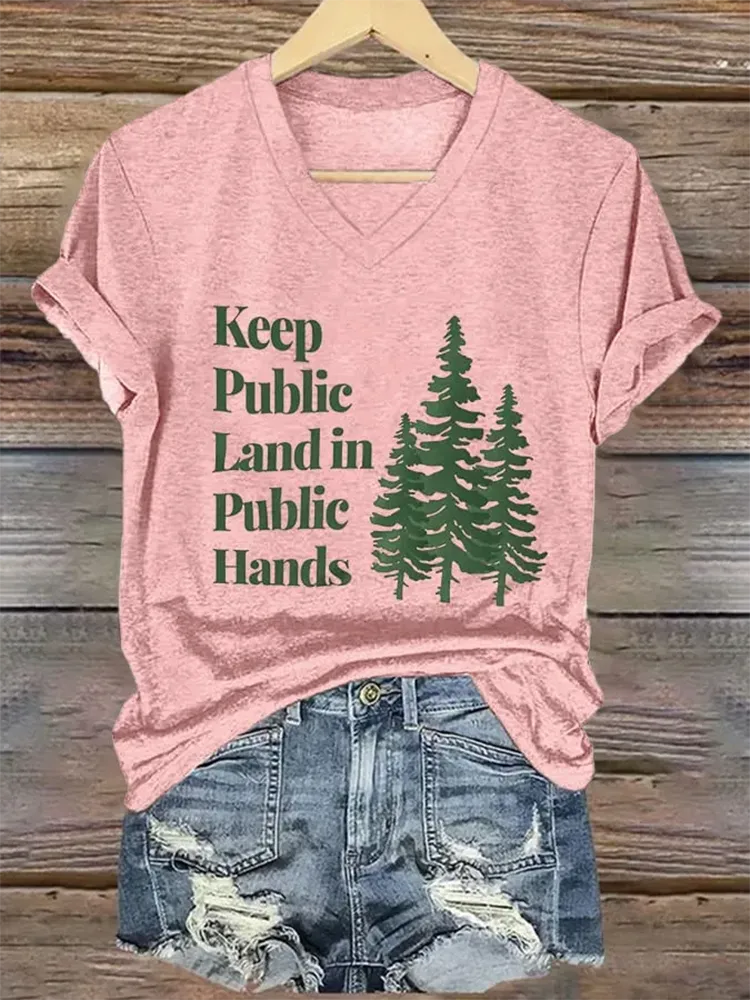 Women'S Vintage National Park Print T-Shirt