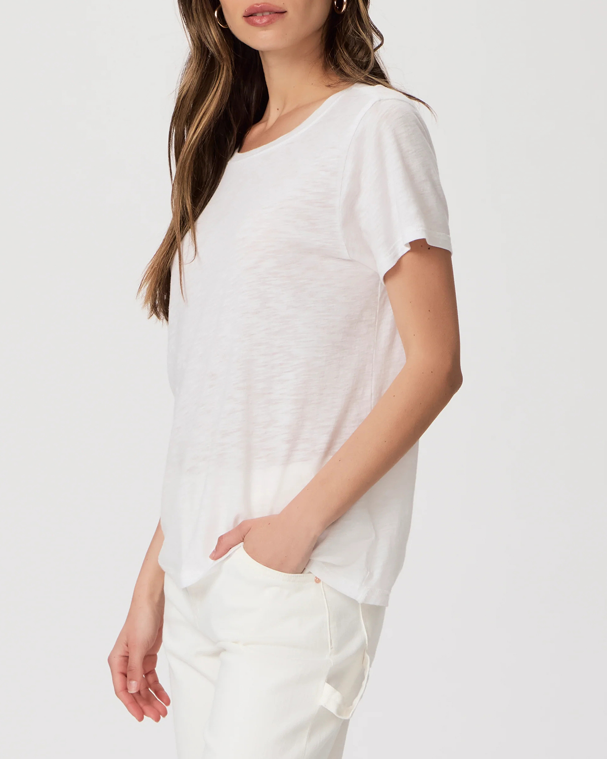 White Supremely Soft Crew Neck Tee