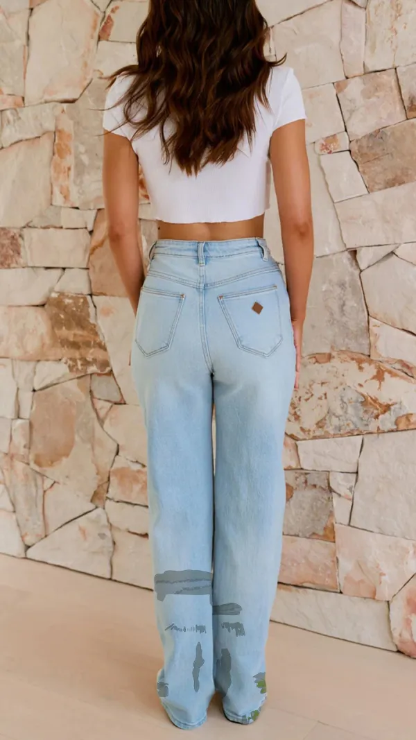 High Baggy Fit Jeans