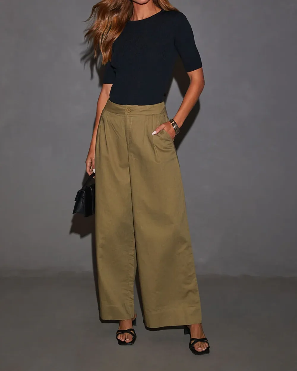 Wide Leg Linen Pants