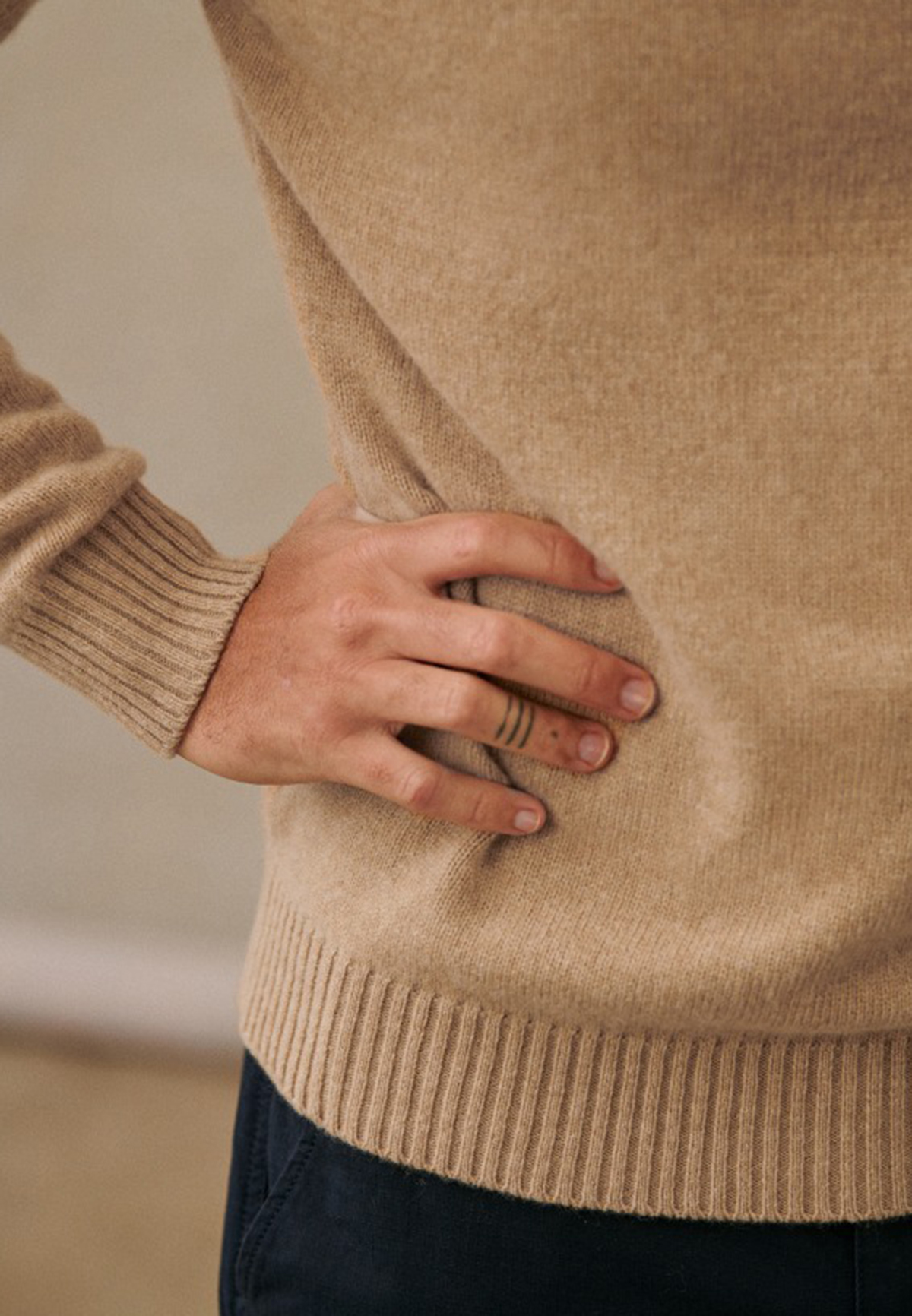Riley Sweater-Beige