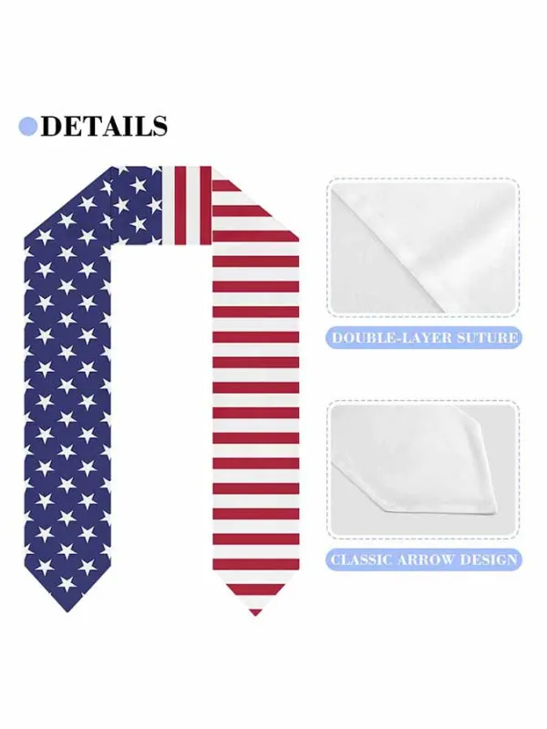 National Flag Graduation Shawl