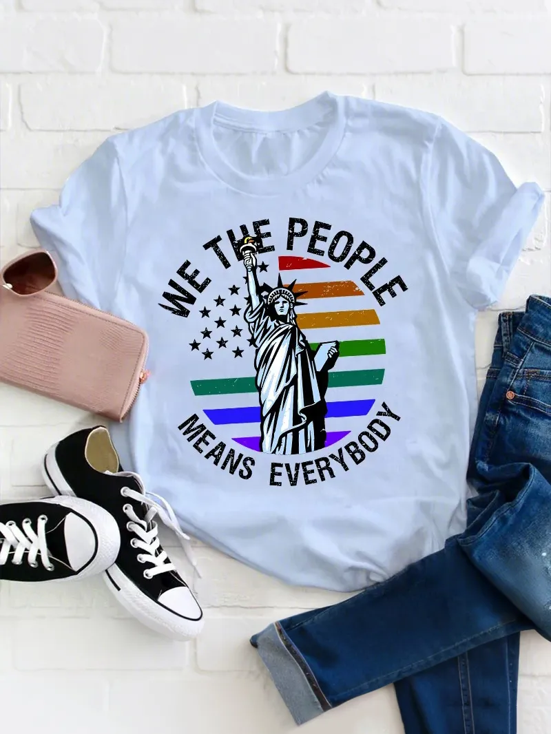 We The People Means Everybody Teacher T-Shirt