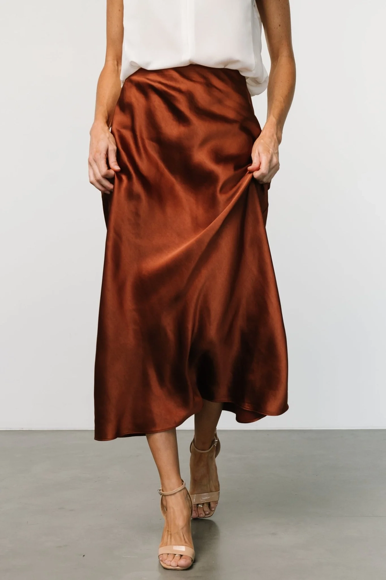 Basic Versatile Solid Color Comfortable Skirt