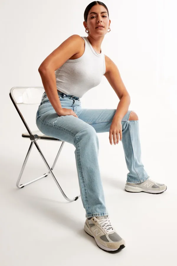Curve Love Ultra High Rise 90s Straight Jean