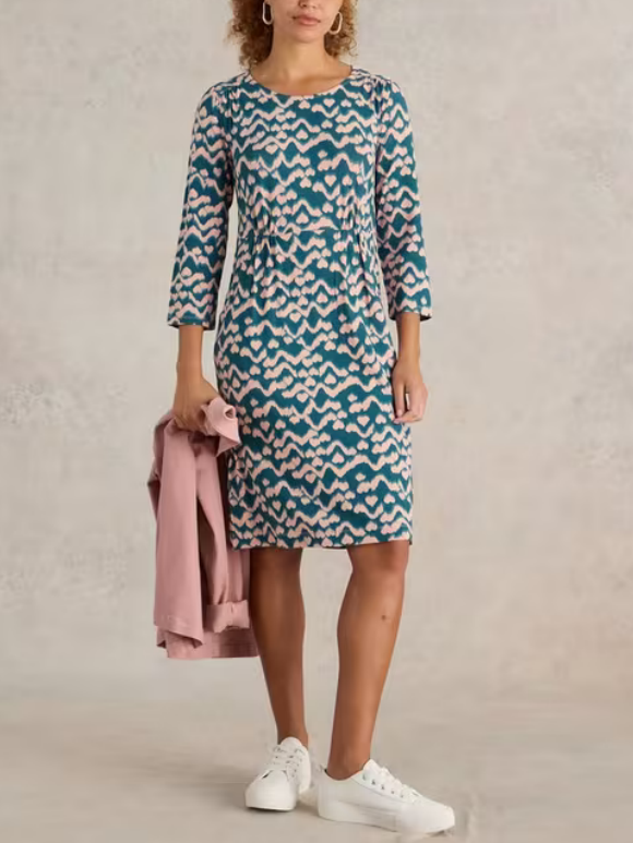 Jersey Printed Dress