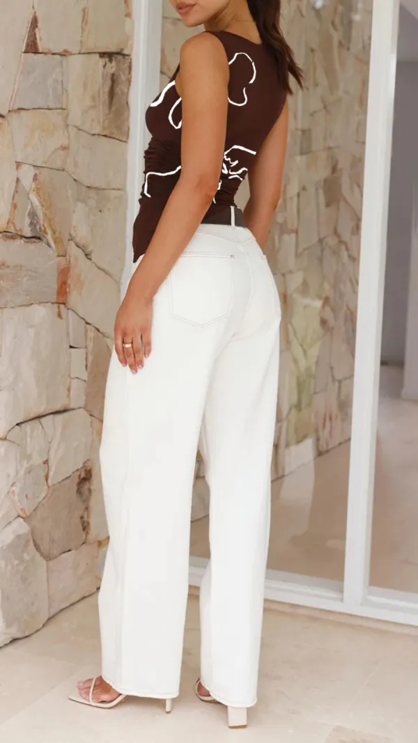 Intellectual Style Solid Color Tight Top