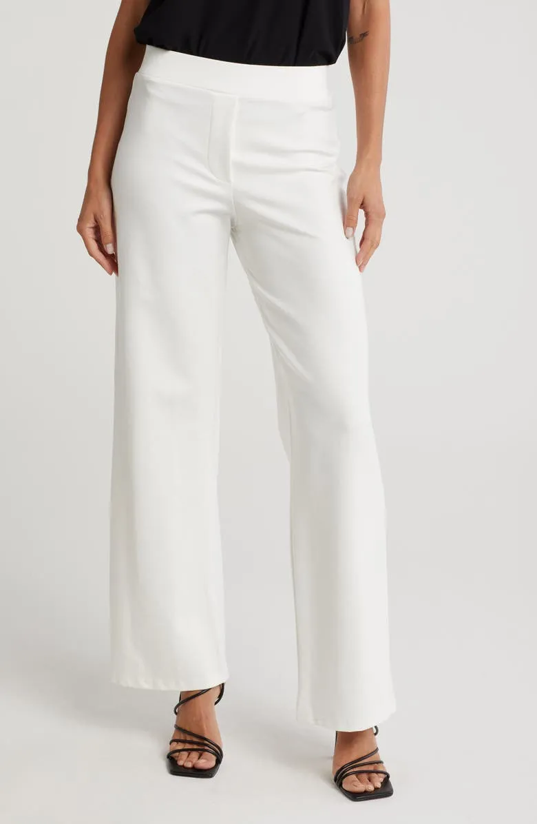 Kim Wide Leg Pull-On Pants