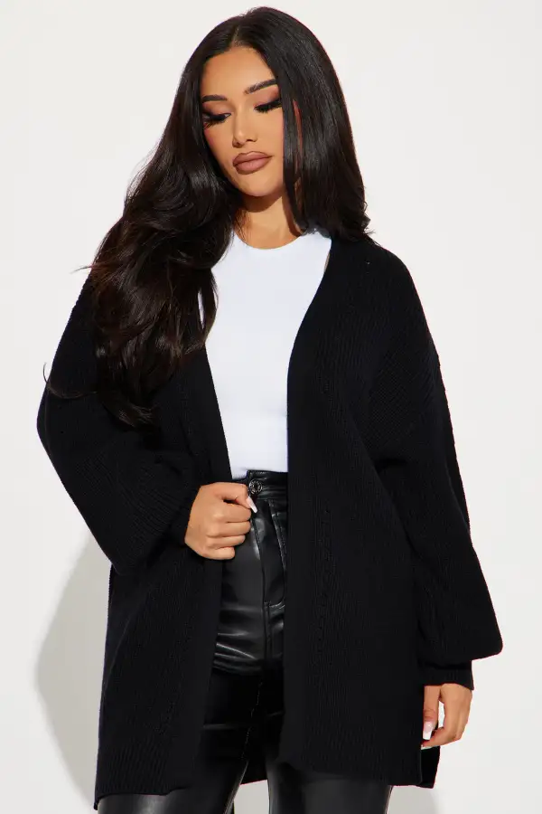 Long Road Cardigan - Black