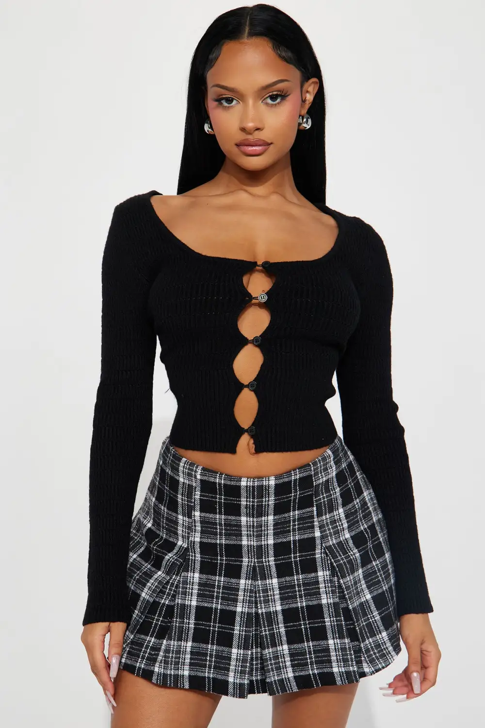Keep Away Sweater - Black