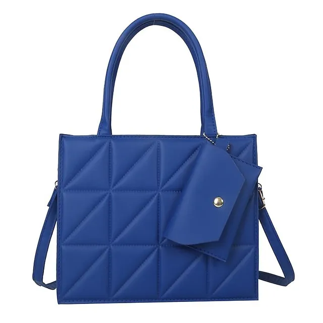 Women's Handbag Crossbody Bag PU Leather Daily Durable Black White Blue
