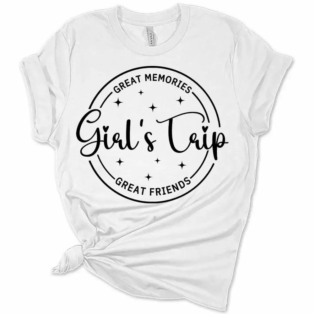 Girl's Trip Great Memories Great Friends Women's Graphic Tee