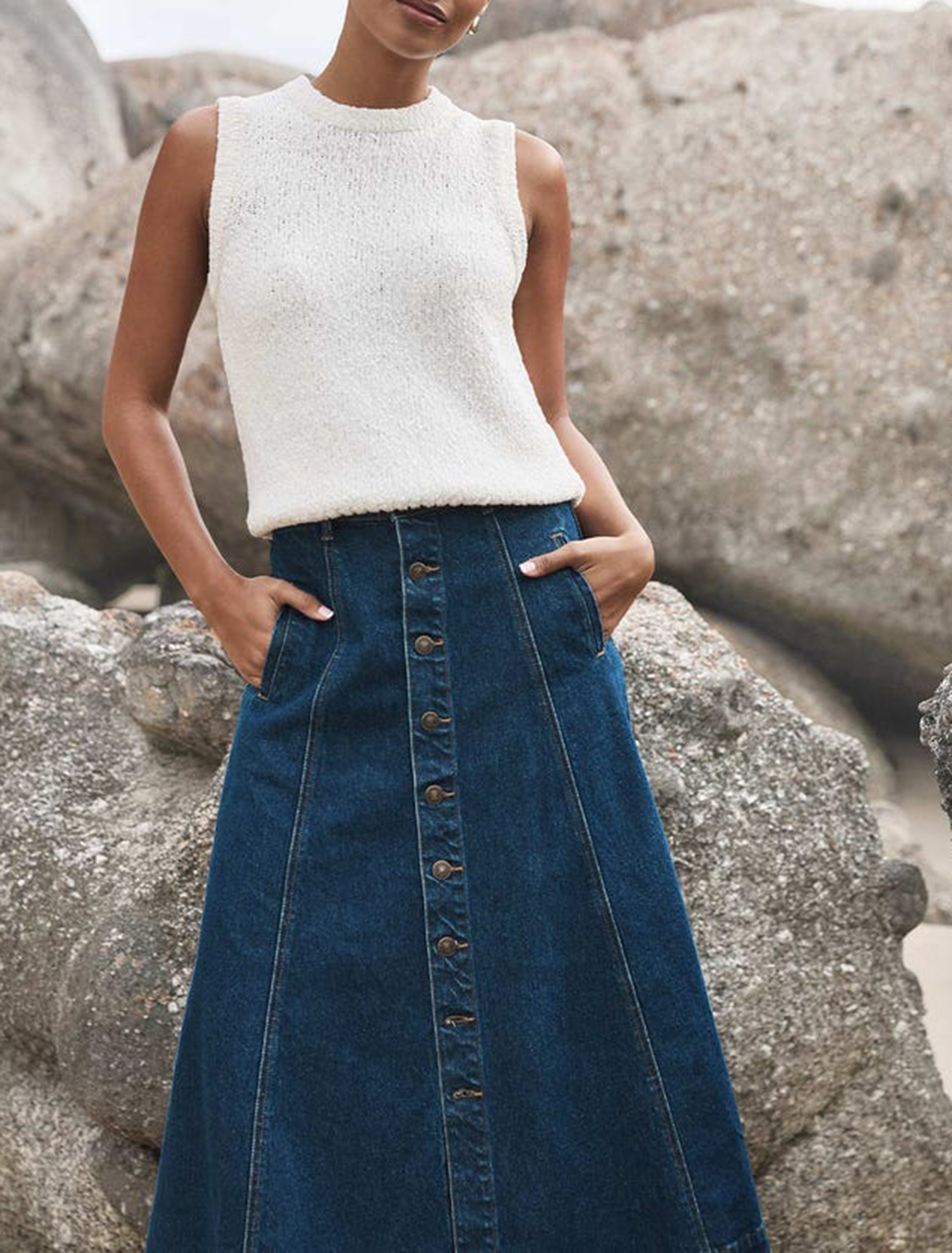 Boucle Knit Tank