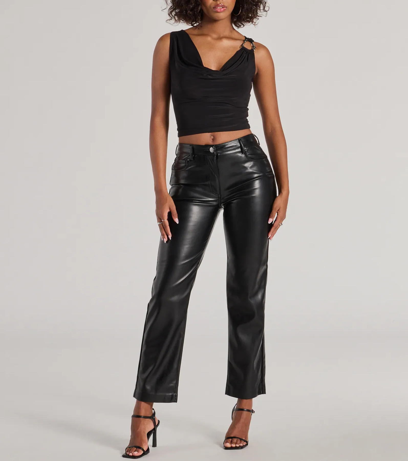 Ready For Glam Faux Leather Pants