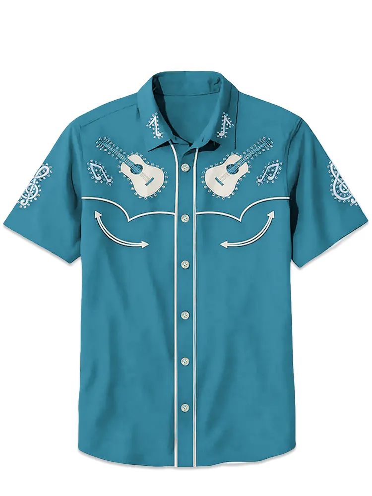 Country And Western Guitar Shirt