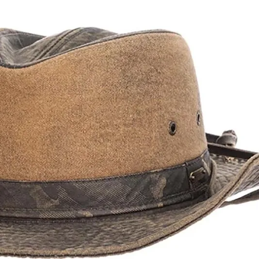 Cotton Hat with Camo Band