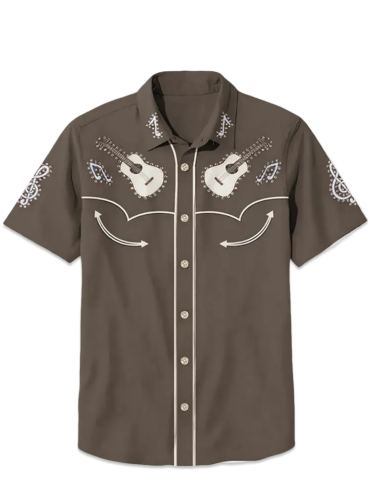 Country And Western Guitar Shirt