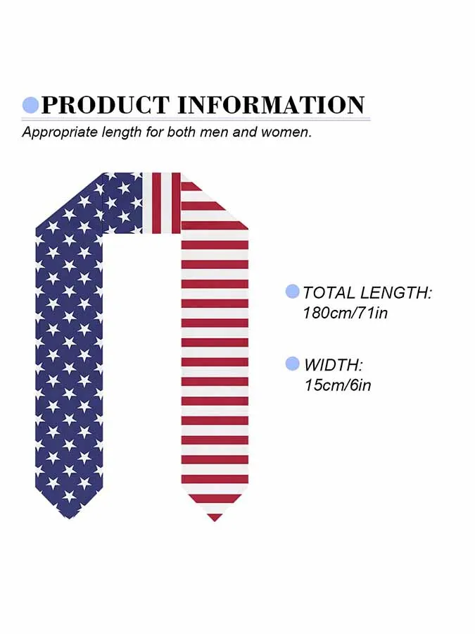 National Flag Graduation Shawl