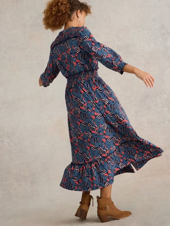 Shirred Jersey Dress