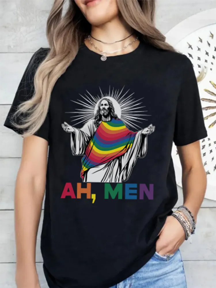 Ah, Men LGBTQ Pride T-Shirt