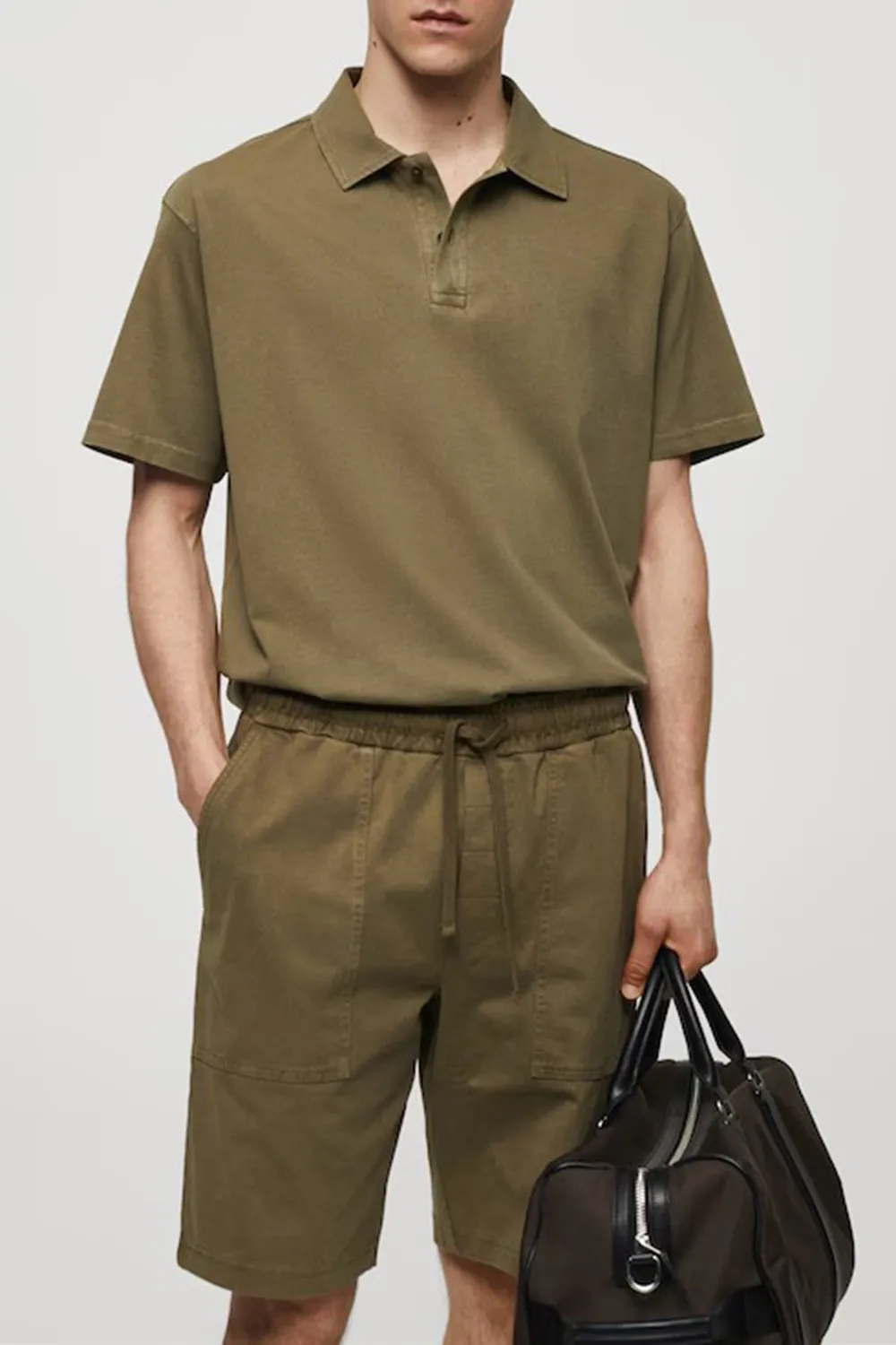 100% Cotton Relaxed-Fit Polo Shirt