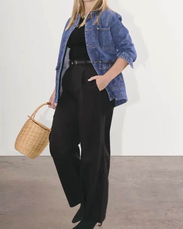 Mid-Waist Casual Pants