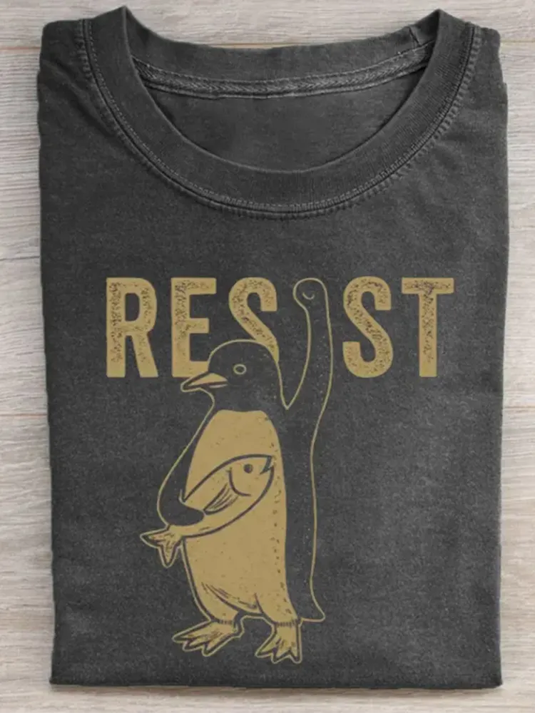 Penguins Resist T-Shirt