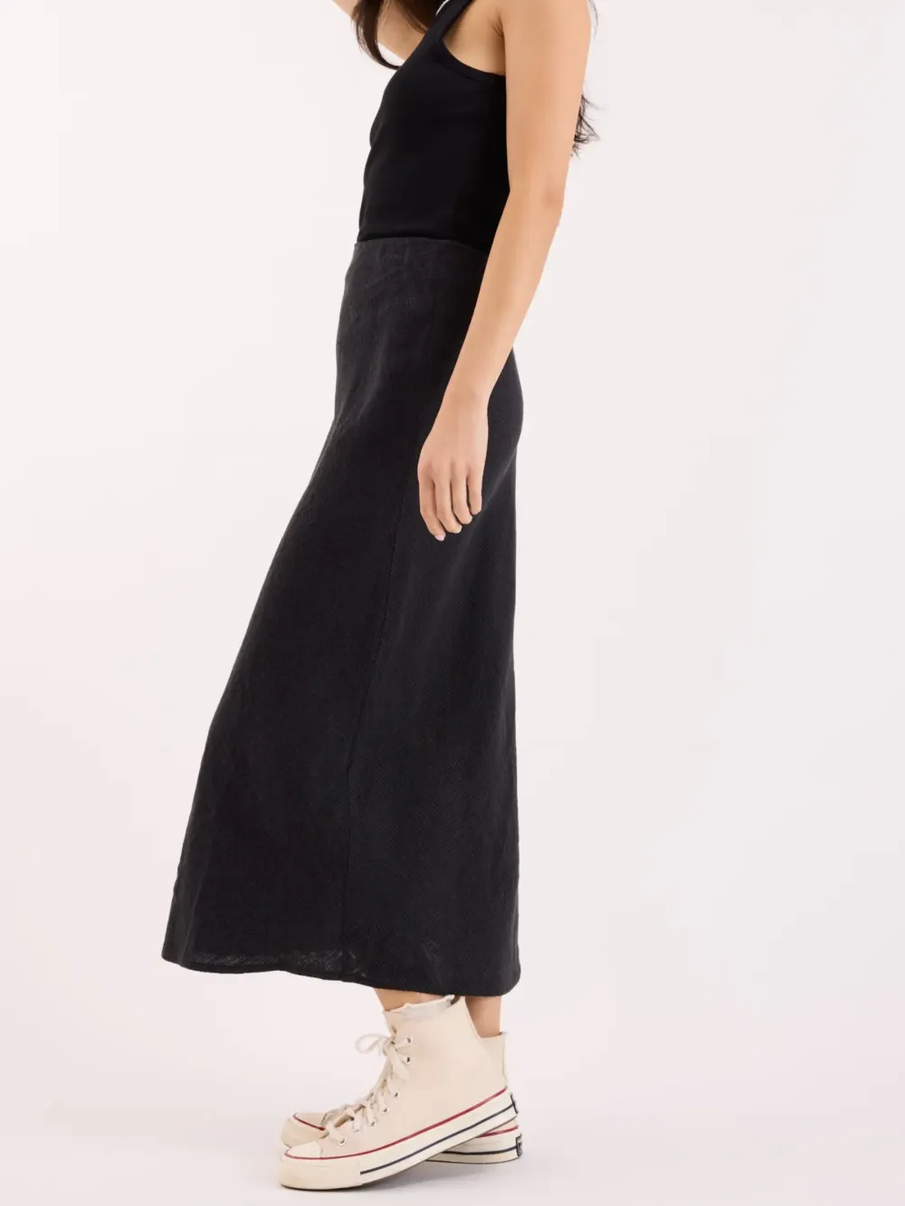 The Linen Slip Skirt