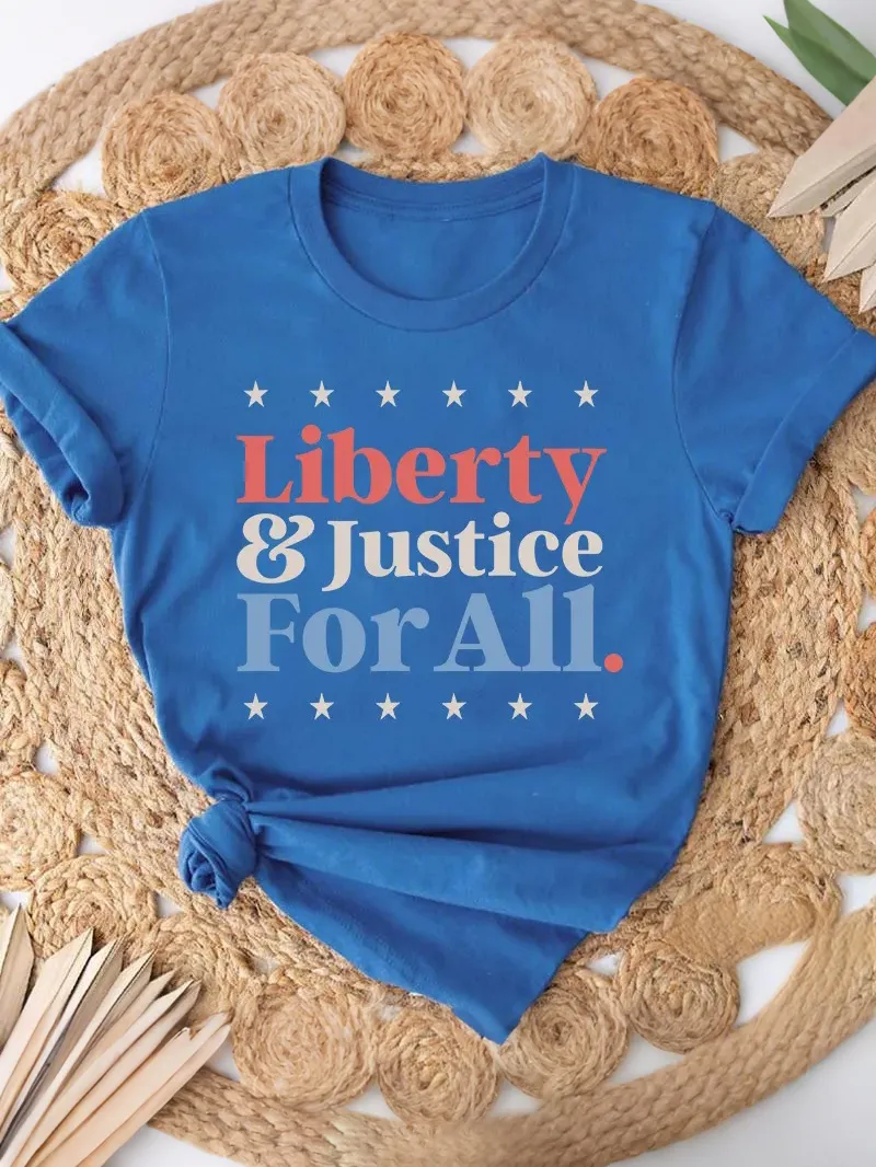 Liberty And Justice For All Teacher T-Shirt