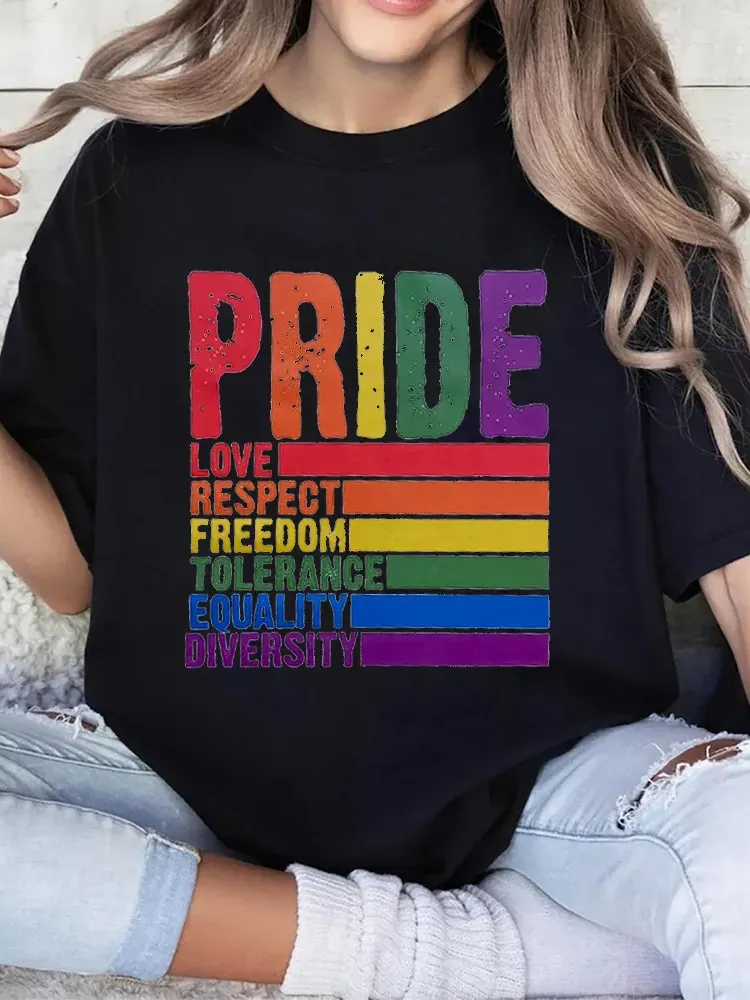 Women'S Pride Round-Neck Short Sleeve T-Shirt