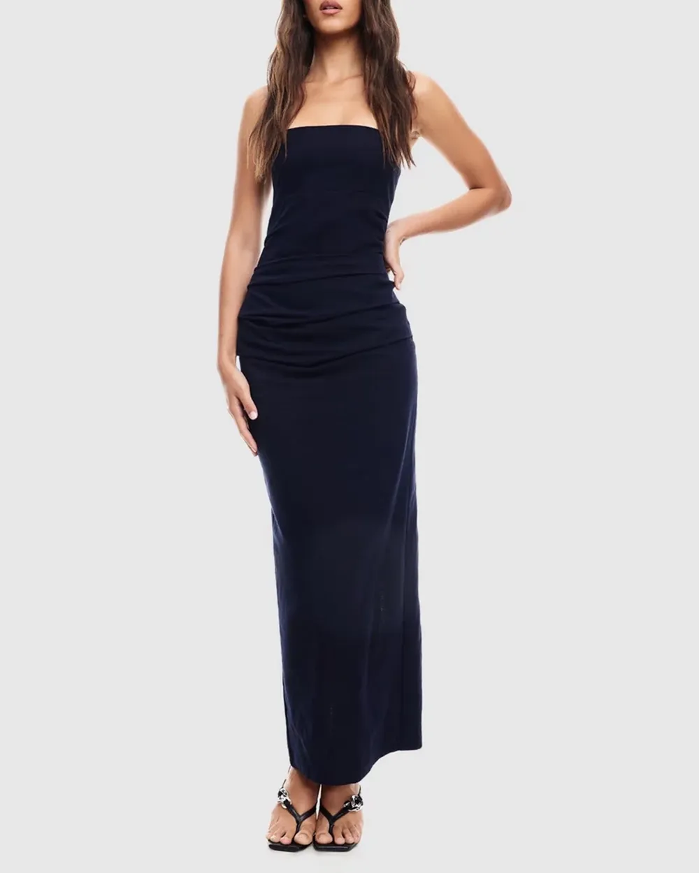 Halter Neck Slim Maxi Dress