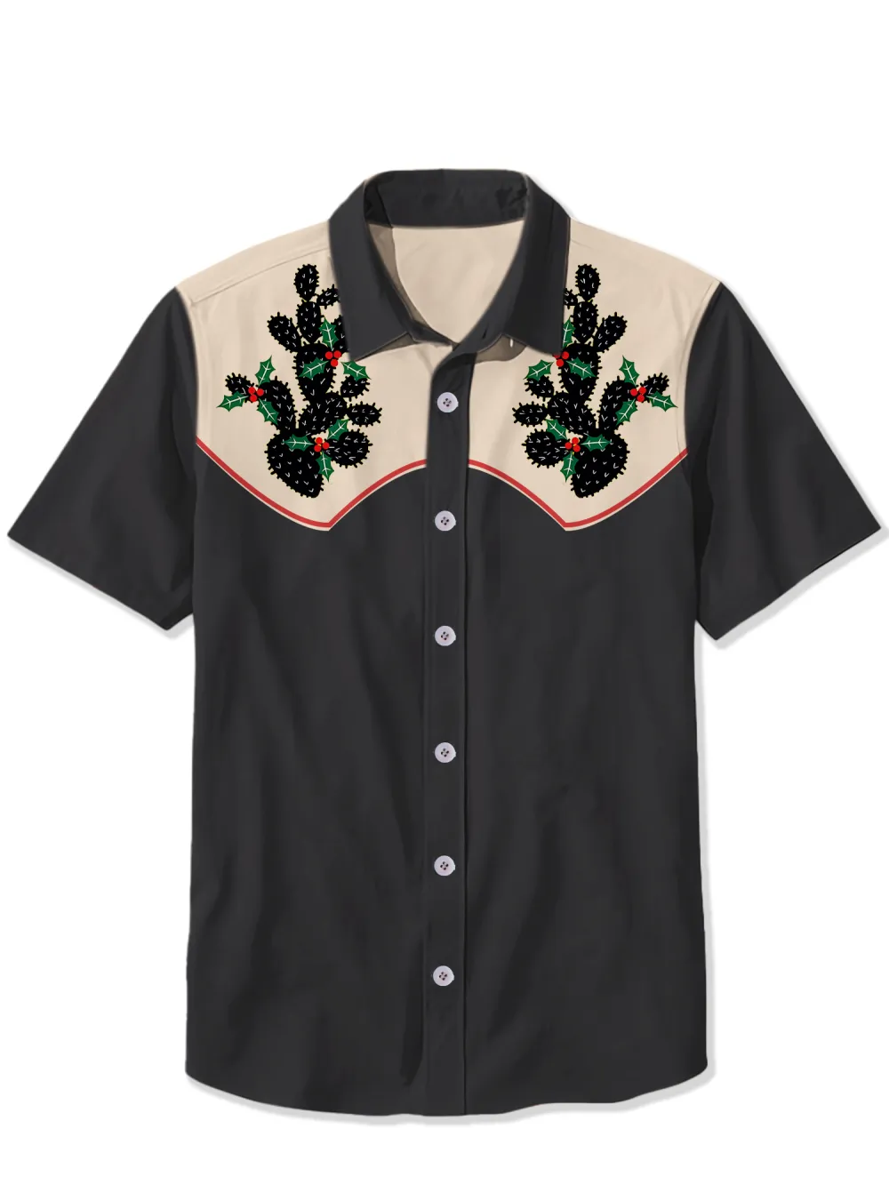 Christmas Western Cactus Shirt