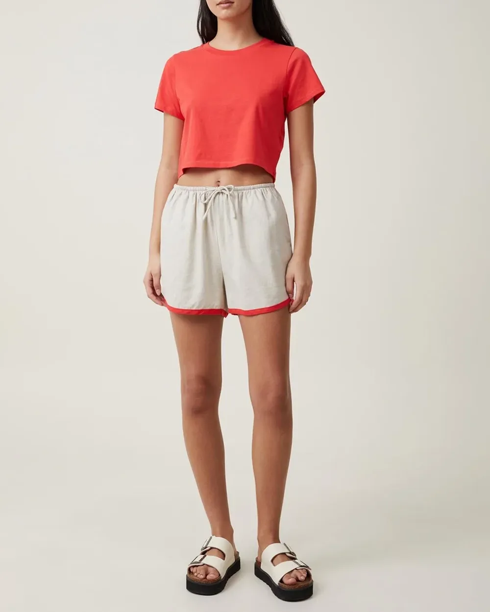 Casual Rolled-Up Shorts