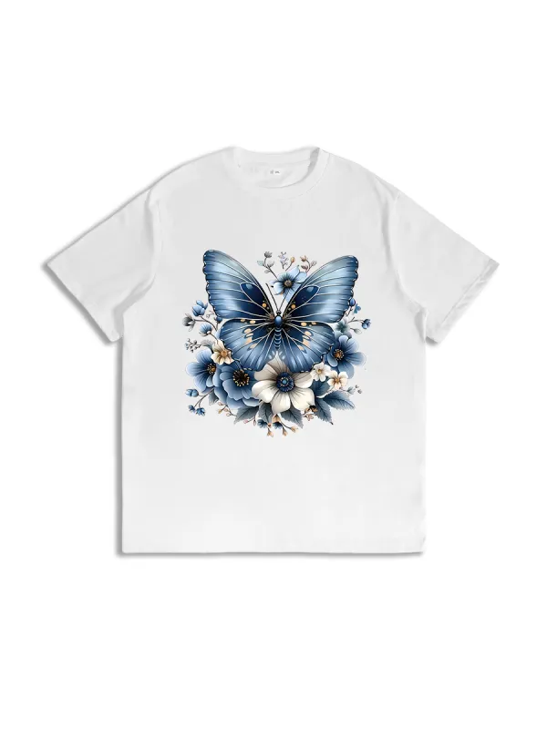 Blue Butterfly T-Shirt
