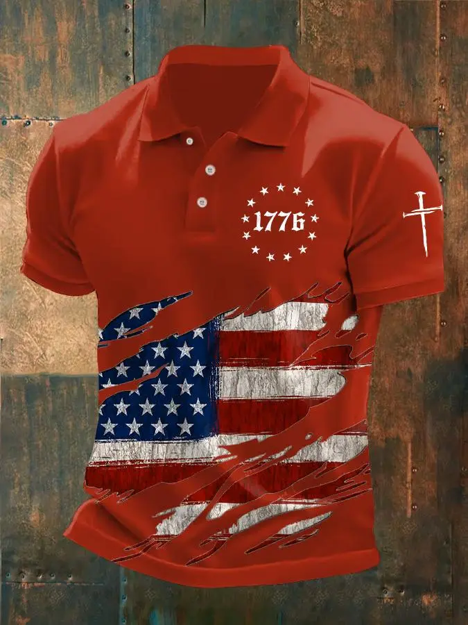 Men's Independence Day Polo Shirt