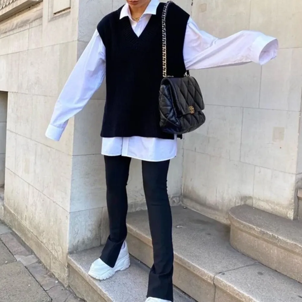 Knit Oversized Vest