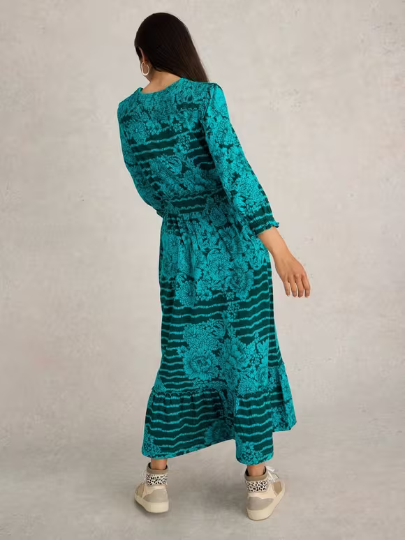 Shirred Jersey Dress