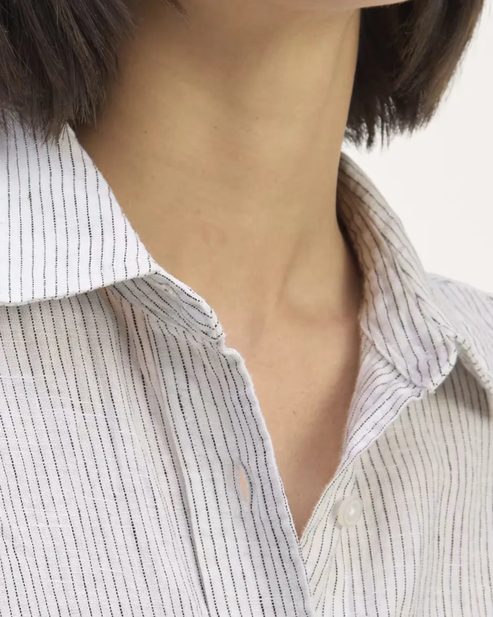 Short Sleeve Dress in Linen