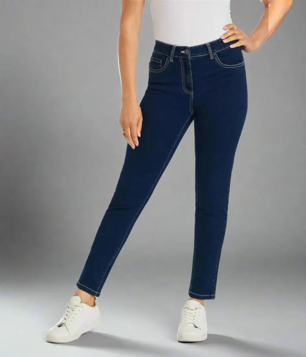 Dark Denim Slim Leg Jean